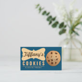 Retro Home Gebakken Gourmet Handgemaakte Cookies Visitekaartje (Staand voorkant)