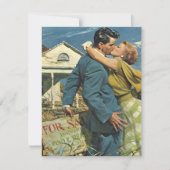 Retro Home gevonden We hebben kennisgeving verplaa Aankondiging (Voorkant)