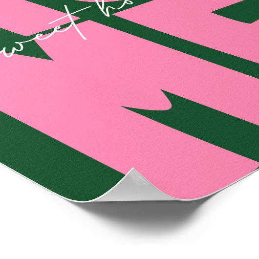 Retro "Home Sweet Home" Bold Typography Poster (Hoek)