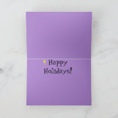 Retro Home voor de kerstkaart van Feestdagen Kaart (Binnen)