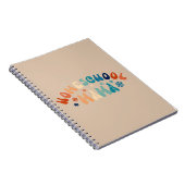 Retro Homeschool Moeder Mama Notitieboek (Rechterzijde)