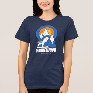 Retro Homewood Mountain Ski Wit Fox T-shirt