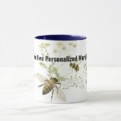 Retro hommel insect liefhebber keramische koffie m mok (Midden)