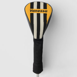 Retro Hommeltje Buzz Speldstrepen met Naam Golfheadcover