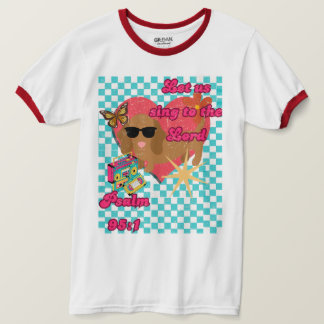 Retro hond Bijbelvers t-shirt unisex