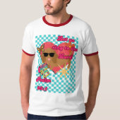 Retro hond Bijbelvers t-shirt unisex (Voorkant)
