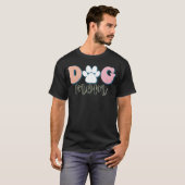 Retro hond moeder vriend t-shirt (Voorkant volledig)