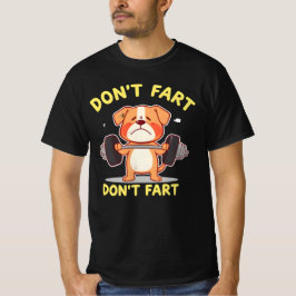 Retro Hondenliefhebber T-shirt – 'Don't Fart Don't