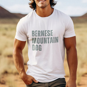Retro Hondenliefhebbers Gift Berner Berghond T-shirt