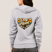 Retro Hondenmoeder Hoodie (Achterkant)