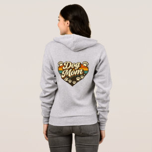 Retro Hondenmoeder Hoodie