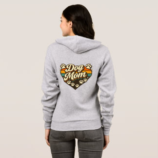 Retro Hondenmoeder Hoodie