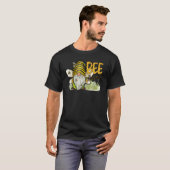 Retro Honey Bee Gnome Bee Bless Kindness Inspira T-shirt (Voorkant volledig)