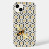 Retro Honeycomb Pattern Beehive Case-Mate iPhone Case (Achterkant)