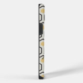 Retro Honeycomb Pattern Beehive iPhone Hoesje (Rechterkant)