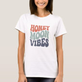 Retro Honeymoon Vibes T-shirt (Voorkant)