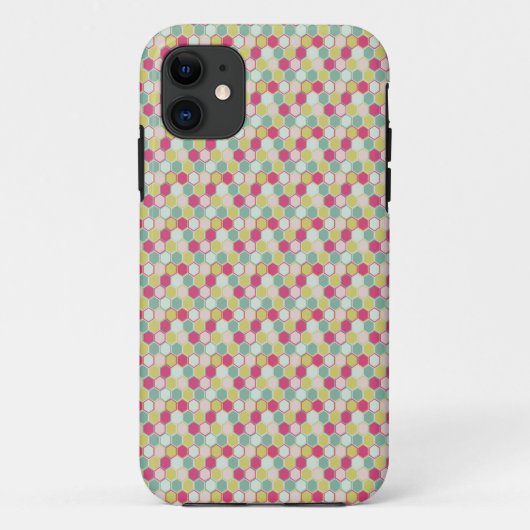 Retro Honingraat Case-Mate iPhone Case (Achterkant)