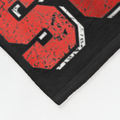 Retro Honkbal Lovers Boys 100ste dag van de School Fleece Deken (Hoek)