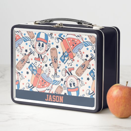 Retro  honkbal op maat (In situ)