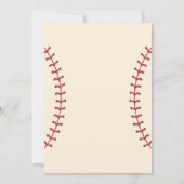 retro honkbal sport afstuderen kaart (Achterkant)