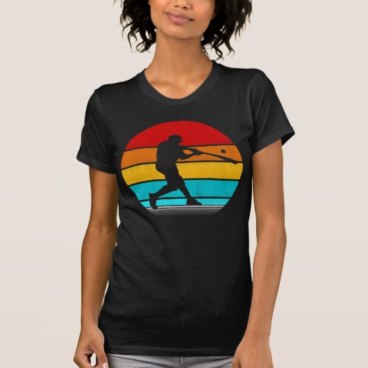 Retro honkbal t-shirt (Voorkant)