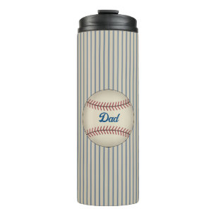Retro honkbal thermobecher voor papa thermosbeker