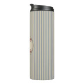 Retro honkbal thermobecher voor papa thermosbeker (Geroteerd rechts)