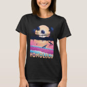 Retro Honolulu Hawaii Souvenir Surf T-shirt (Voorkant)