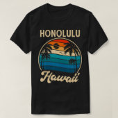 Retro Honolulu Hawaii T-shirt (Design voorkant)
