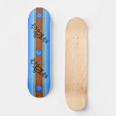 Retro Honu Surfboard Skateboard (Voorkant)
