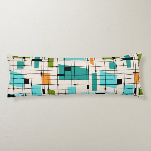 Retro Hoofdkussen van het Net & van het Lichaam Lichaamskussen (Achterkant)