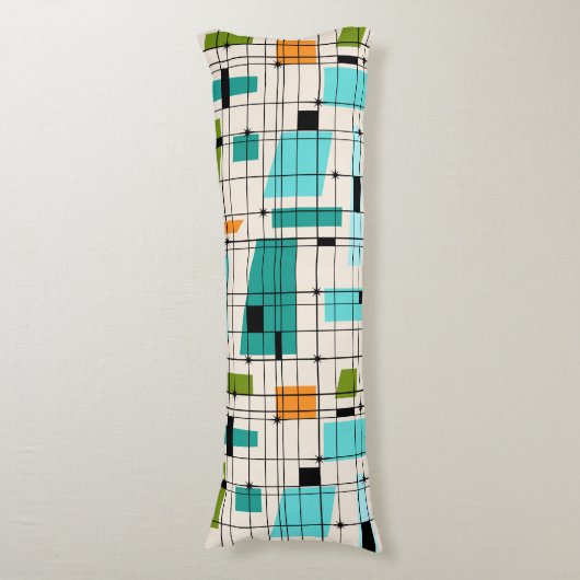 Retro Hoofdkussen van het Net & van het Lichaam Lichaamskussen (Voorkant Verticaal)