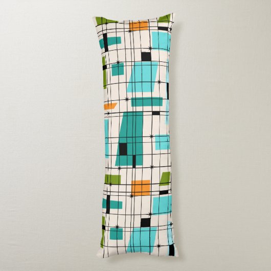 Retro Hoofdkussen van het Net & van het Lichaam Lichaamskussen (Achterkant (Verticaal))