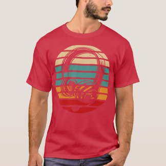 Retro Hoofdtelefoon Gamer T-shirt