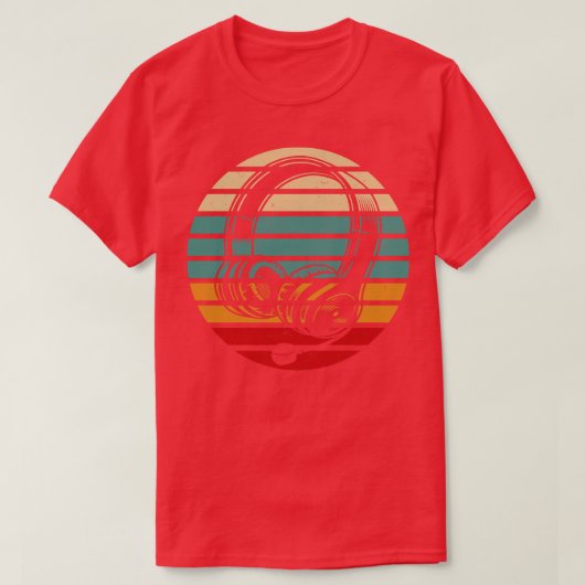 Retro Hoofdtelefoon Gamer T-shirt (Design voorkant)