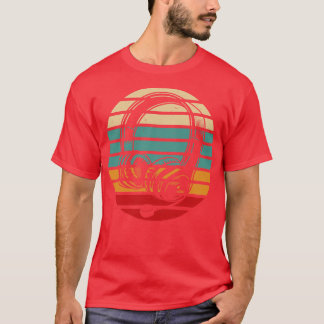 Retro Hoofdtelefoon Gamer T-shirt