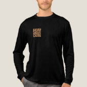 Retro Hoop Nooit Op Typografie T-Shirt Design | (Voorkant volledig)