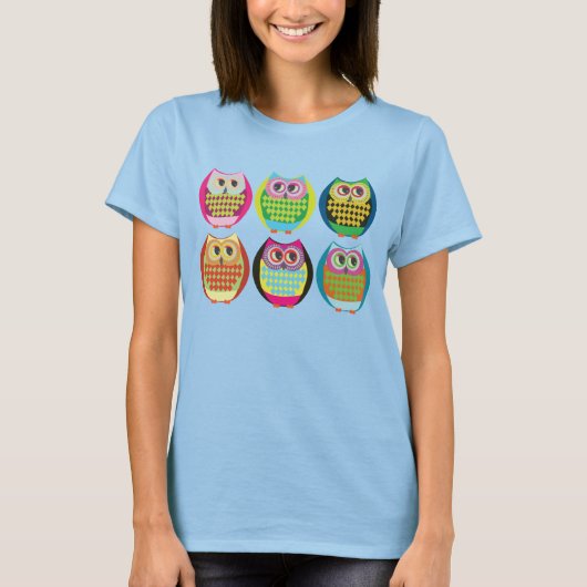 Retro Hoot Owl Shirt (Voorkant)