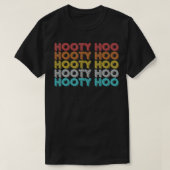 Retro Hooty Hoo T-shirt (Design voorkant)