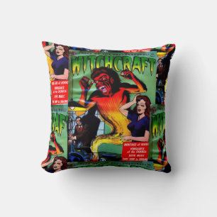 Retro Horror Comic Book Decorative Sierkussennen Kussen