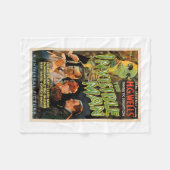 Retro Horror Filmmonsters Halloween Fleece Deken (Voorkant (Horizontaal))