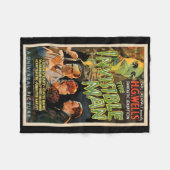 Retro Horror Filmmonsters Halloween Fleece Deken (Voorkant (Horizontaal))