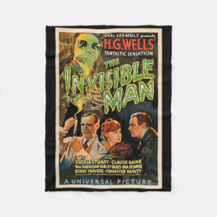 Retro Horror Filmmonsters Halloween Fleece Deken