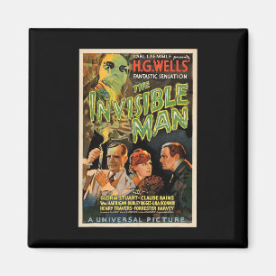 Retro Horror Filmmonsters Halloween Magneet