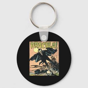 Retro Horror Movie Monster Vampire  Halowe Sleutelhanger