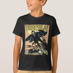 Retro Horror Movie Monster Vampire  Halowe T-shirt