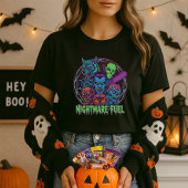 Retro Horror Nightmare Gift voor Monster Fans T-shirt