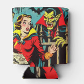 Retro Horror Vampire Comics Blikjeskoeler (Achterkant)