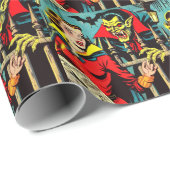 Retro Horror Vampire Comics Cadeaupapier (Rol Hoek)