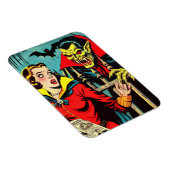 Retro Horror Vampire Comics Magneet (Rechterzijde)